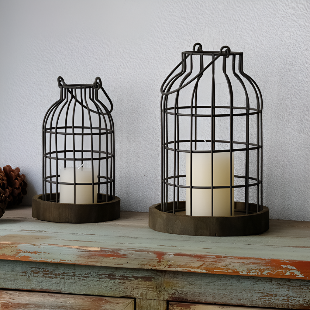 Farmhouse Lantern Set
