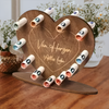 Heart‑Shaped Wooden Love Letter & Cash Gift Box