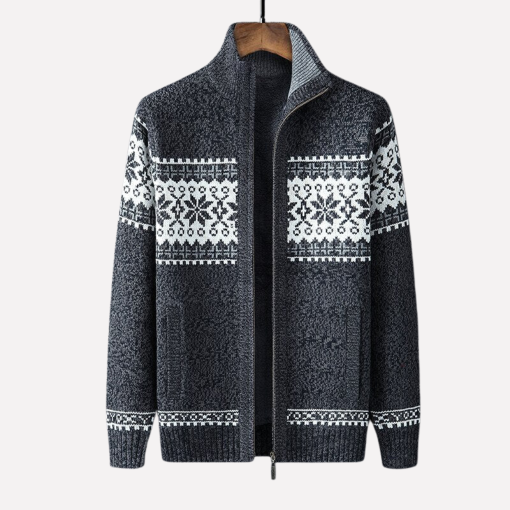 Men’s Knitted Winter Cardigan