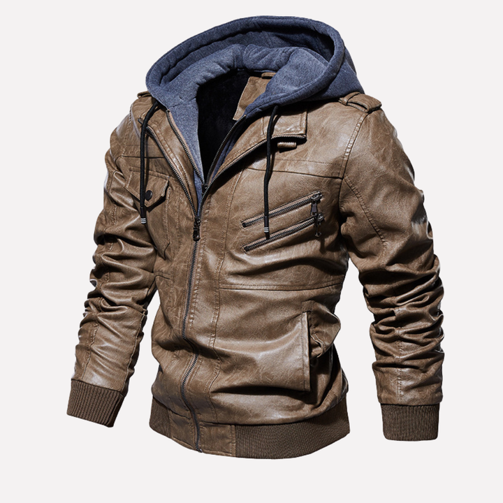 Men’s Winter Coat with Fur Collar
