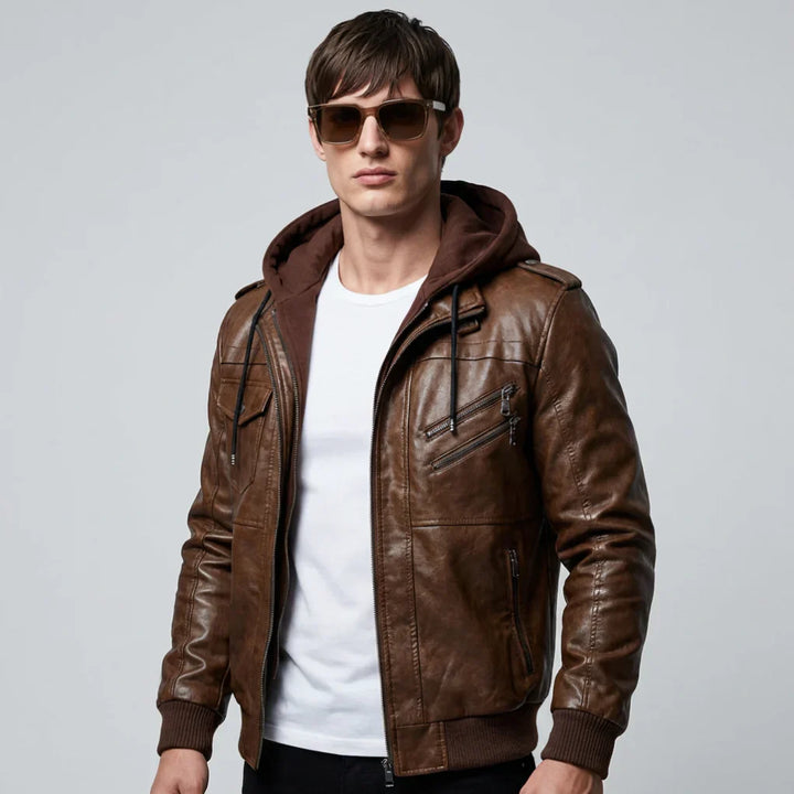 Men’s Winter Coat with Fur Collar