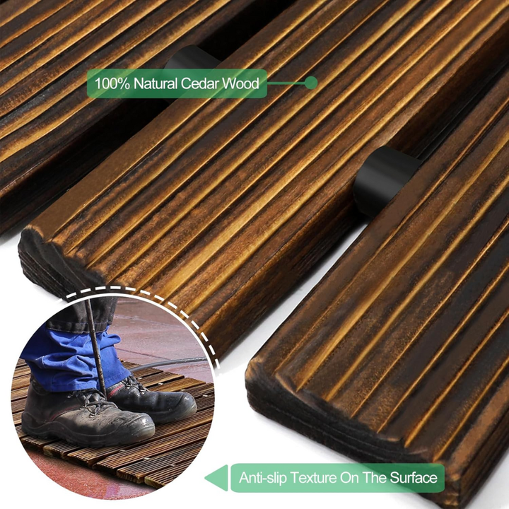 Wooden Roll‑Out Garden Pathway