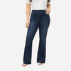 Women’s High-Waisted Straight Leg Jeans – Casual Cropped Style