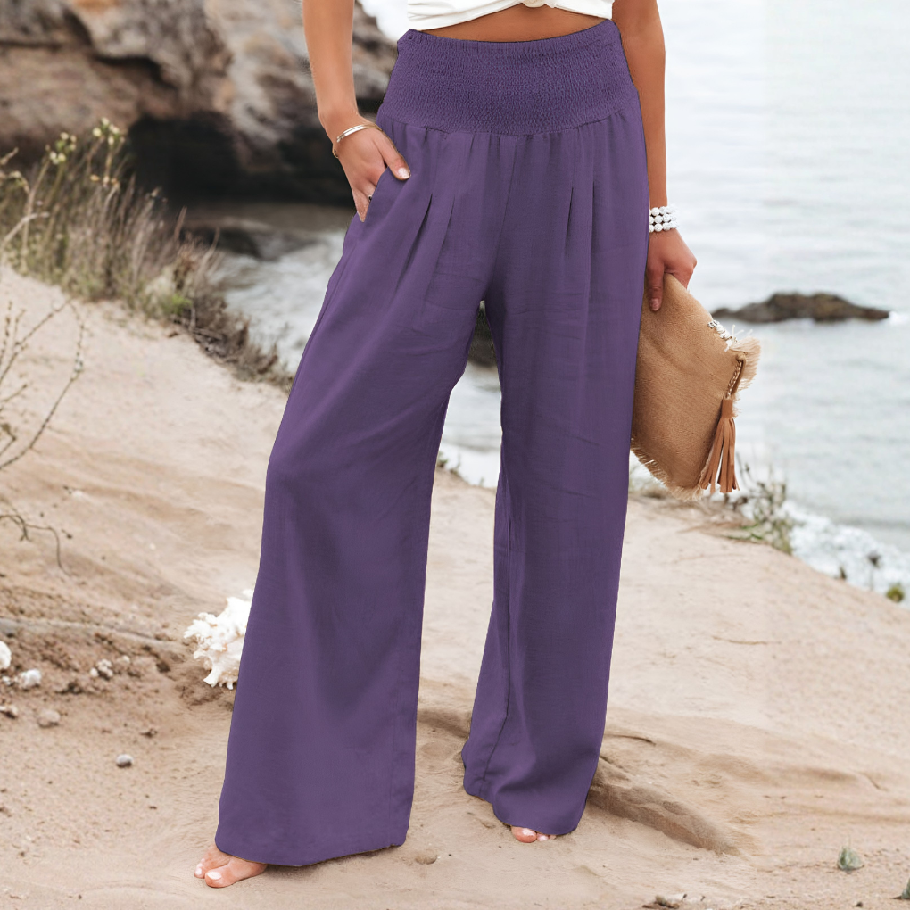 Women’s Linen Palazzo Pants