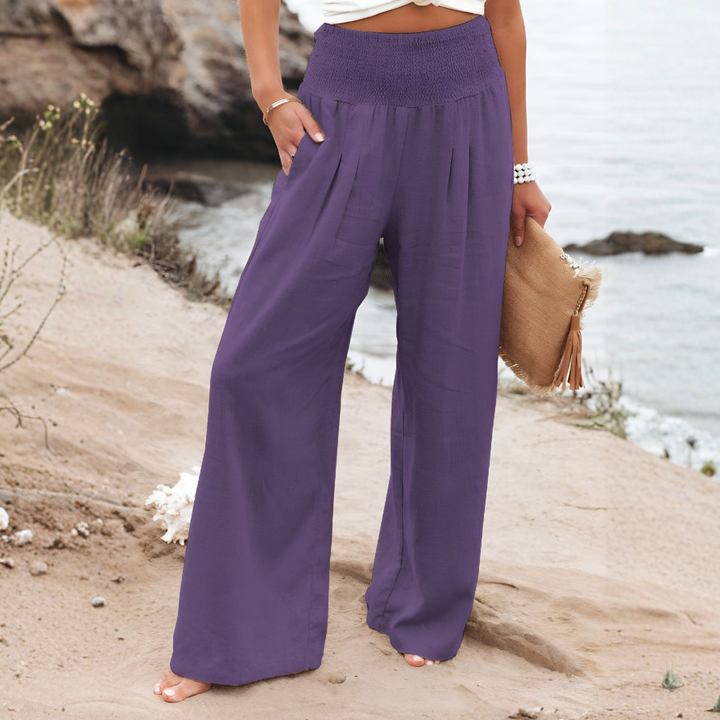 Women’s Linen Palazzo Pants