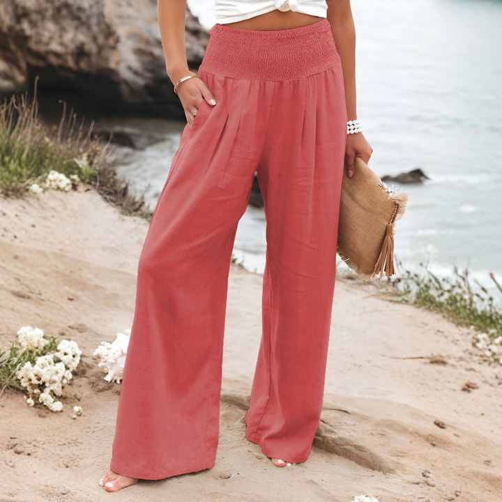 Women’s Linen Palazzo Pants