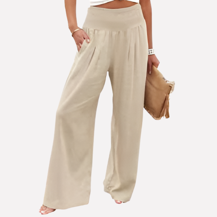Women’s Linen Palazzo Pants
