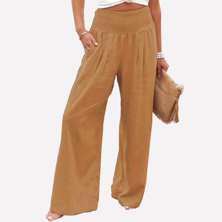 Women’s Linen Palazzo Pants