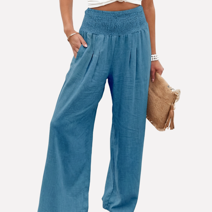 Women’s Linen Palazzo Pants