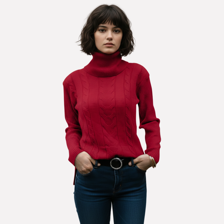 Women’s Turtleneck Pullover – Relaxed Everyday Style