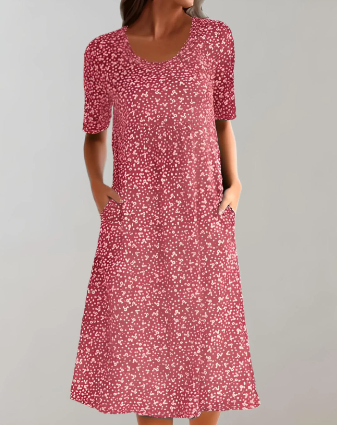 Women’s Lightweight V Neck comfortable Dress
