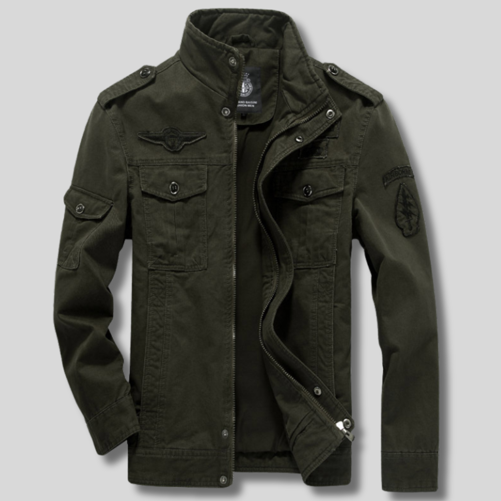 Long-Sleeve Biker Jacket for Men | Casual Edge