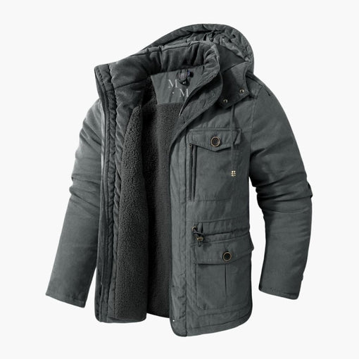 Men’s Winter Jacket – Hooded Outer Layer