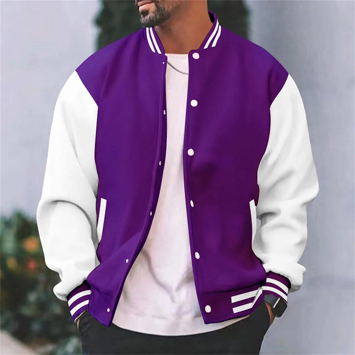 Men's comfortable Baseball Jacket for Autumn
