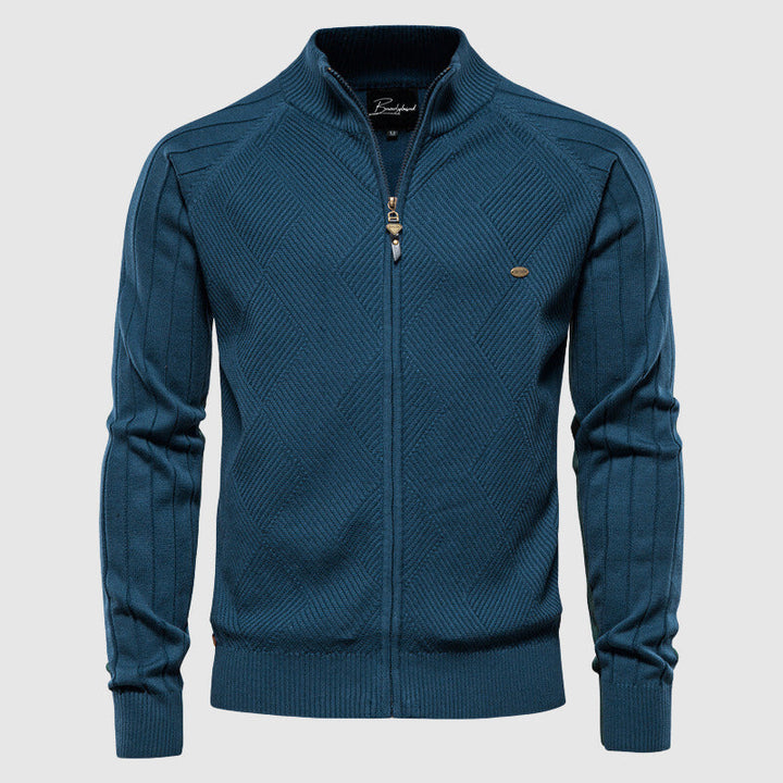 Men’s Cotton Full-Zip Cardigan