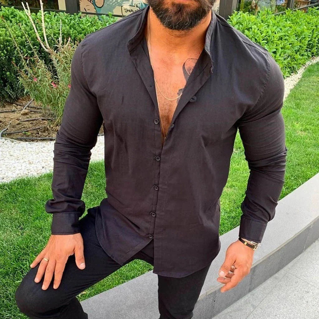 Casual Men’s Linen Shirt