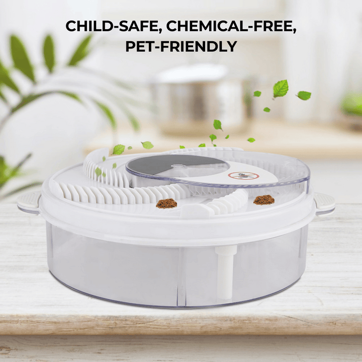 Automatic Fly Catcher for Home and Outdoor Use