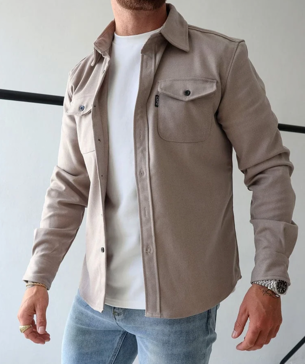 Jeff – Longsleeve Shirt with Pockets for men