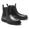 Men’s Stylish Brogue Chelsea Boots with Side Zip & Durable Lug Sole