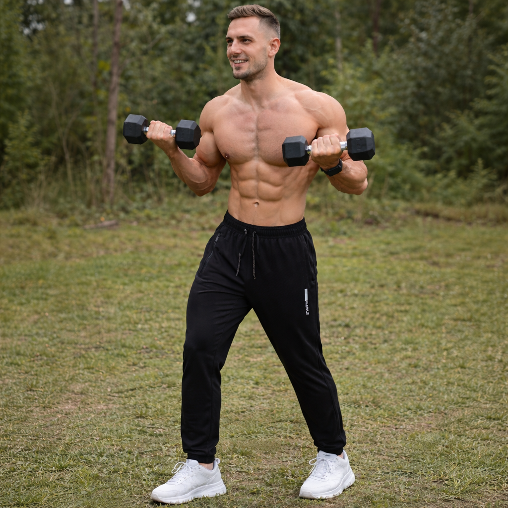 Men’s Cropped Jogger Sweatpants