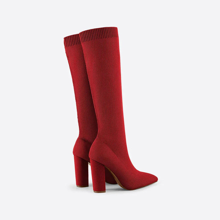 Women's Knee-High Stretch Boots