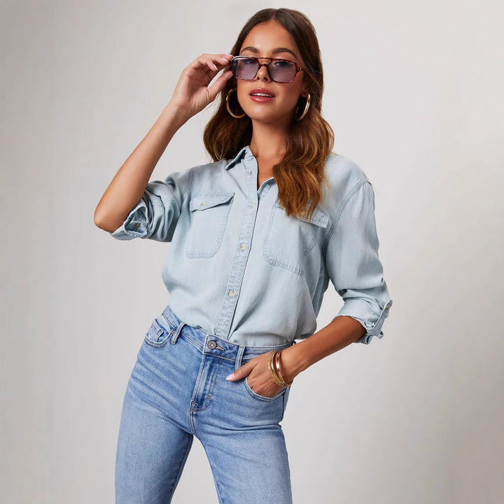 Oversized Vintage Denim Shirt