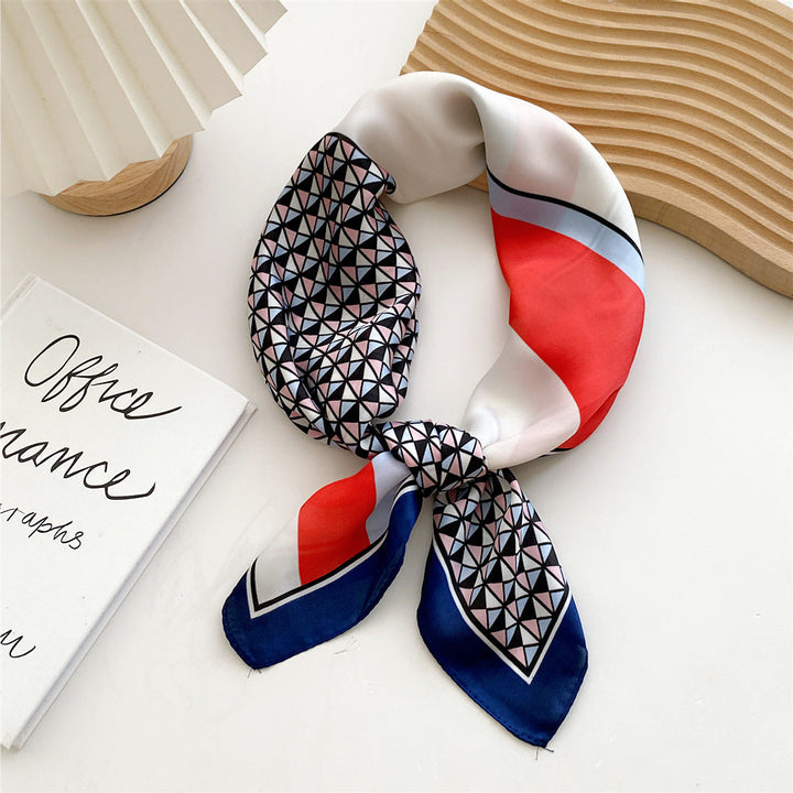 Women's Satin Printed Scarf