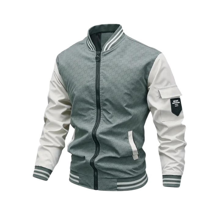 comfortable Slim-Fit Baseball Jacket for Men