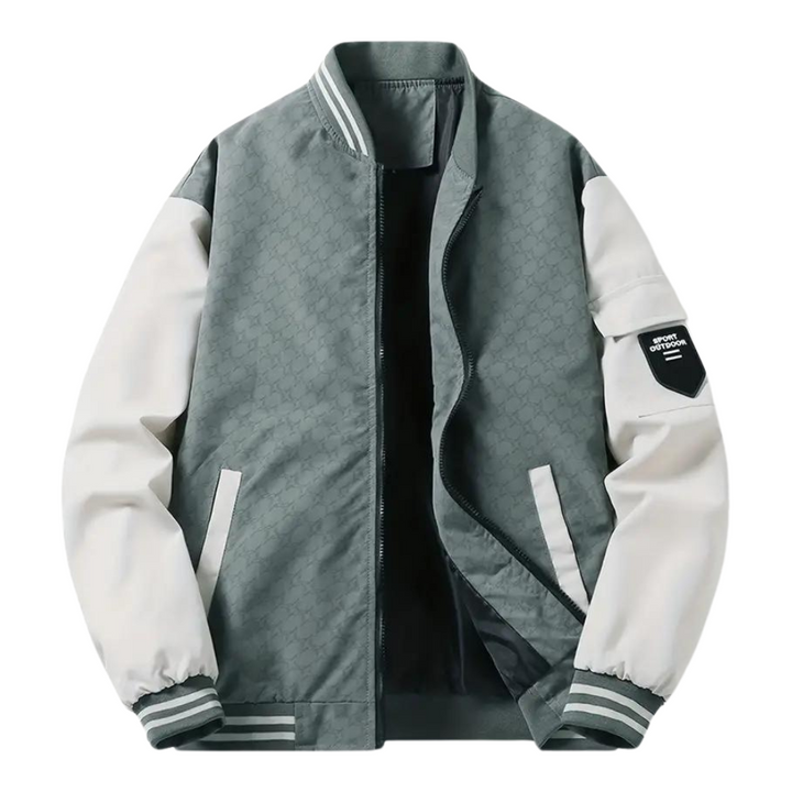 comfortable Slim-Fit Baseball Jacket for Men