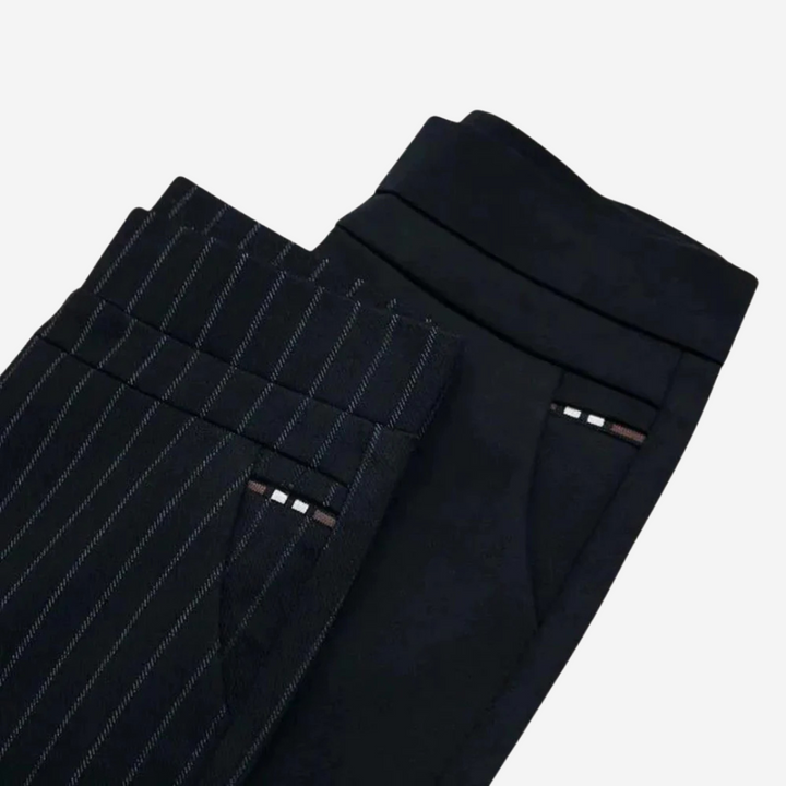 Stretch High-Waist Pants with Comfortable Fit