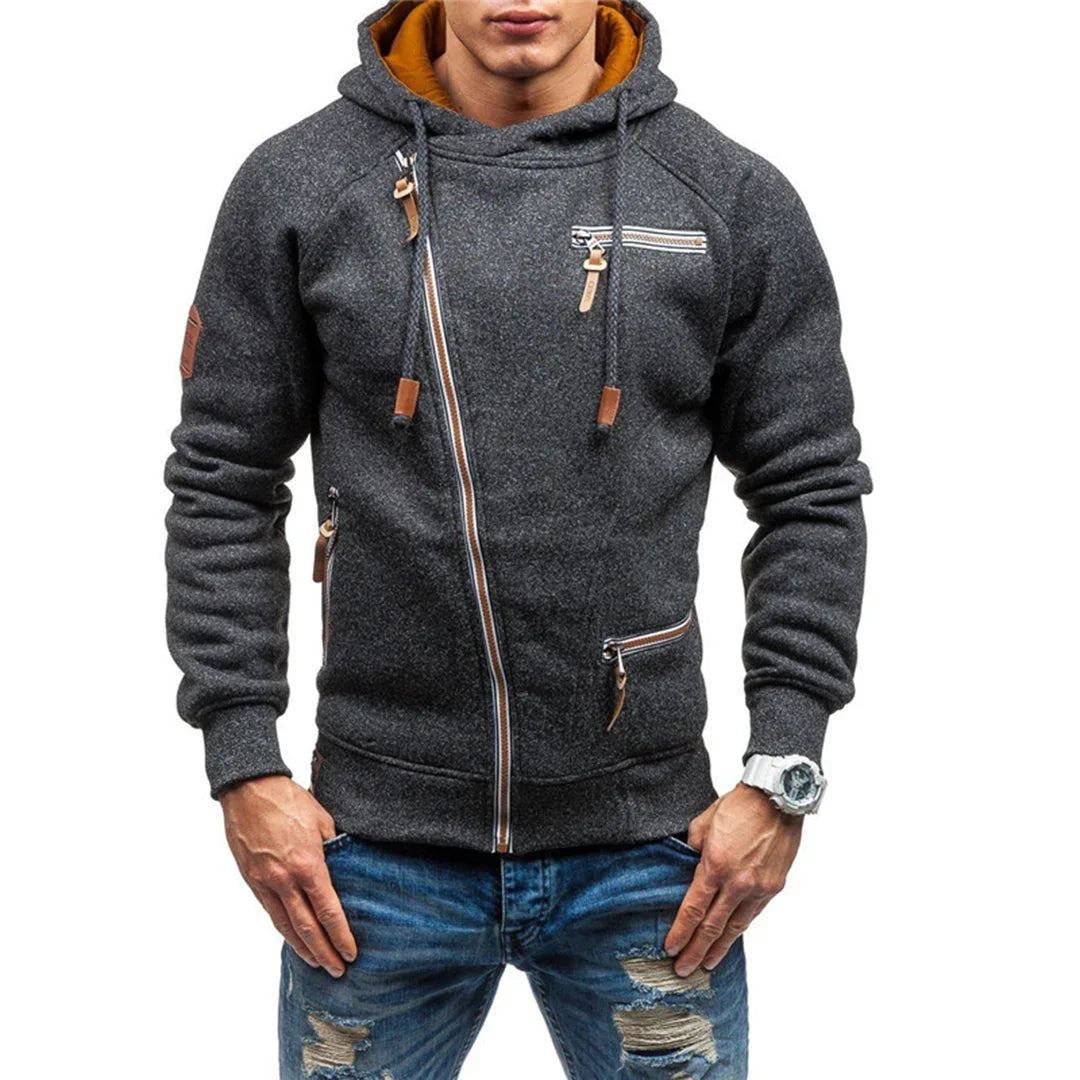 comfortable Fleece Hoodie with Pockets for Men