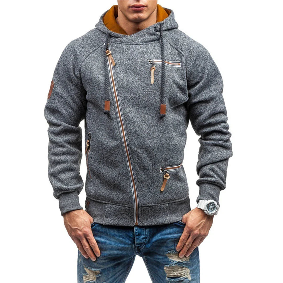 comfortable Fleece Hoodie with Pockets for Men