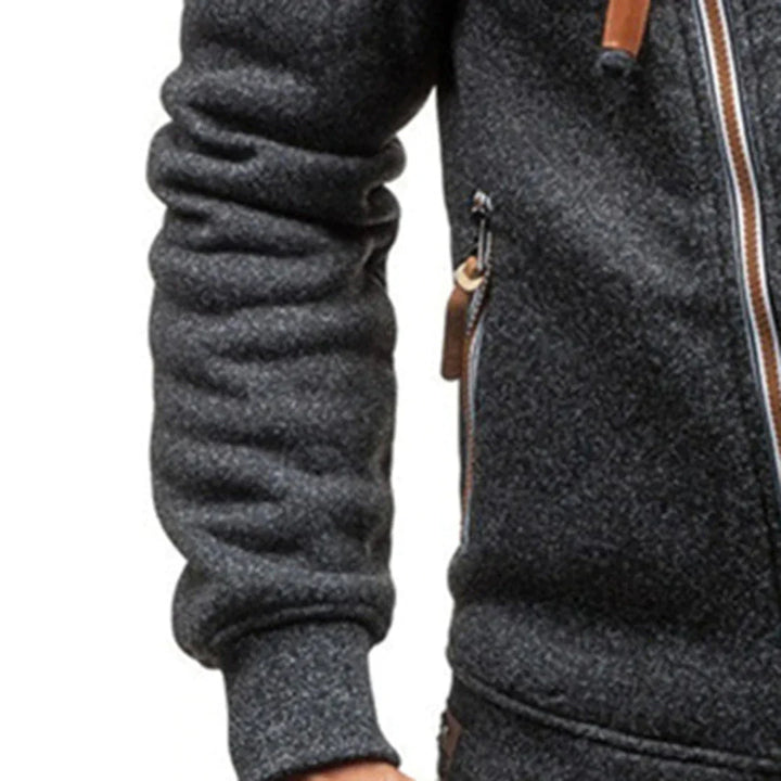comfortable Fleece Hoodie with Pockets for Men
