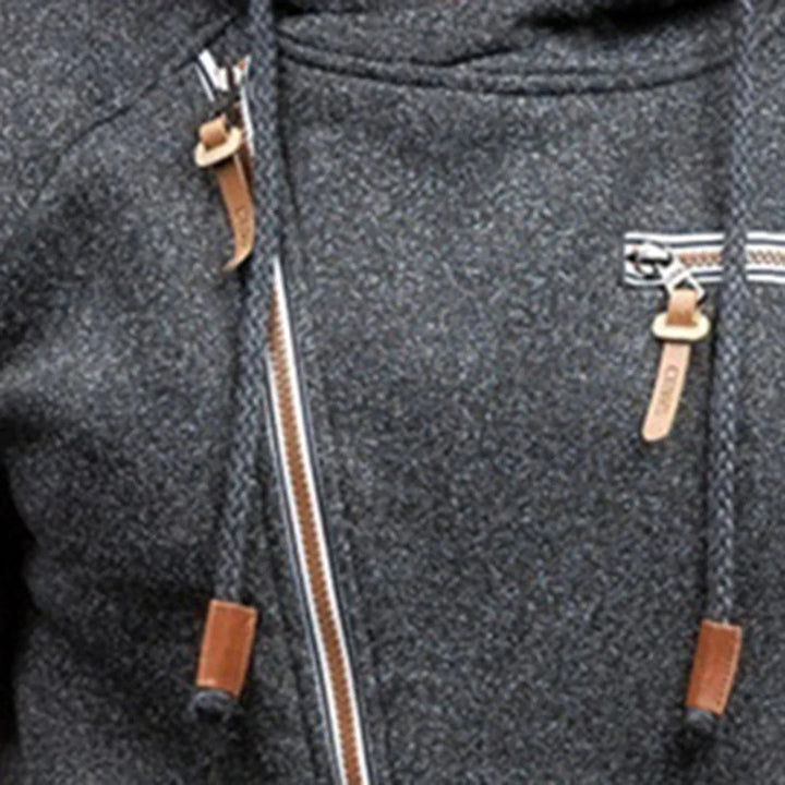 comfortable Fleece Hoodie with Pockets for Men