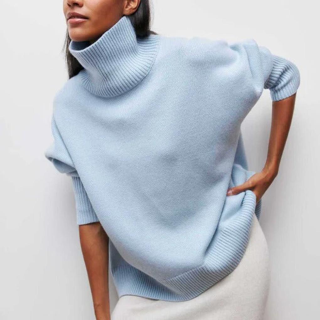 Women’s Roll-Neck Sweater – Winter Staple