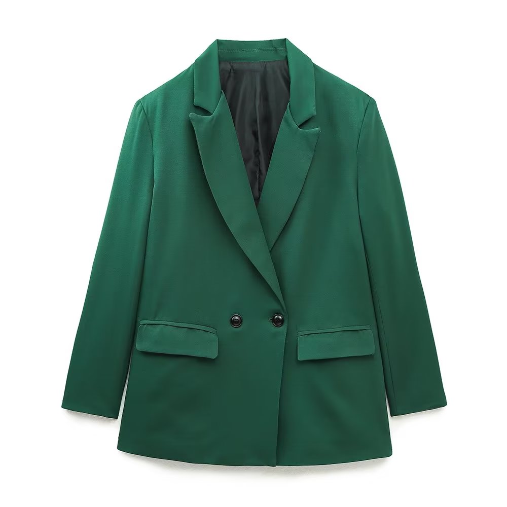 Elegante Double-Breasted Blazer voor Dames