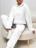 Ultra-Comfortable Teddy Hooded Housesuit Cozy Elegance for Relaxed Moments