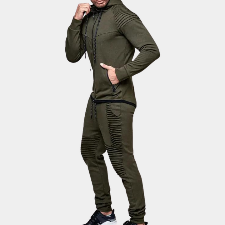 comfortable Hooded Tracksuit for Men Modern Comfort Meets Functional Style