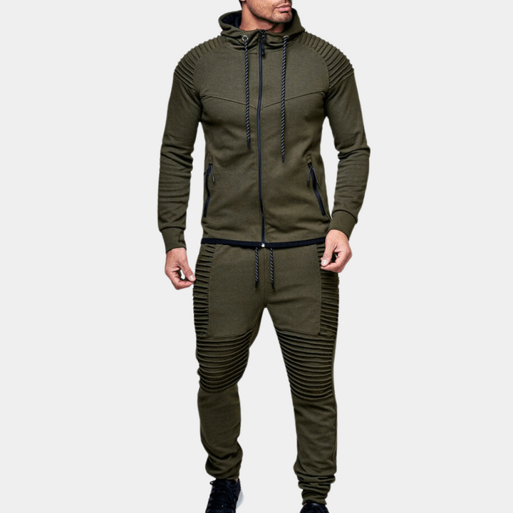 comfortable Hooded Tracksuit for Men Modern Comfort Meets Functional Style