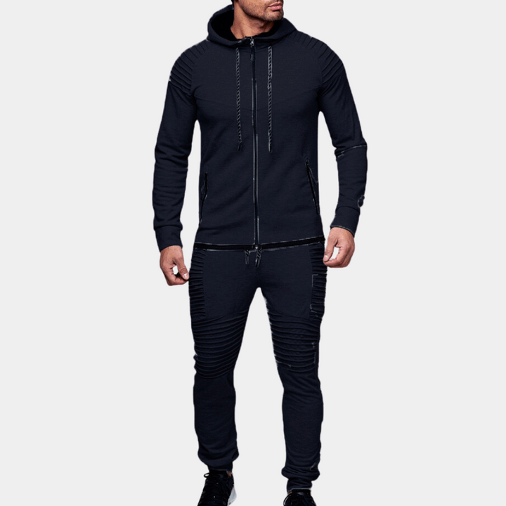 comfortable Hooded Tracksuit for Men Modern Comfort Meets Functional Style