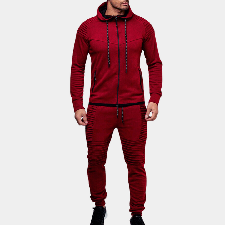 comfortable Hooded Tracksuit for Men Modern Comfort Meets Functional Style