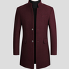 Men’s Elegant Wool-like-Blend Coat – Refined Classic Outerwear