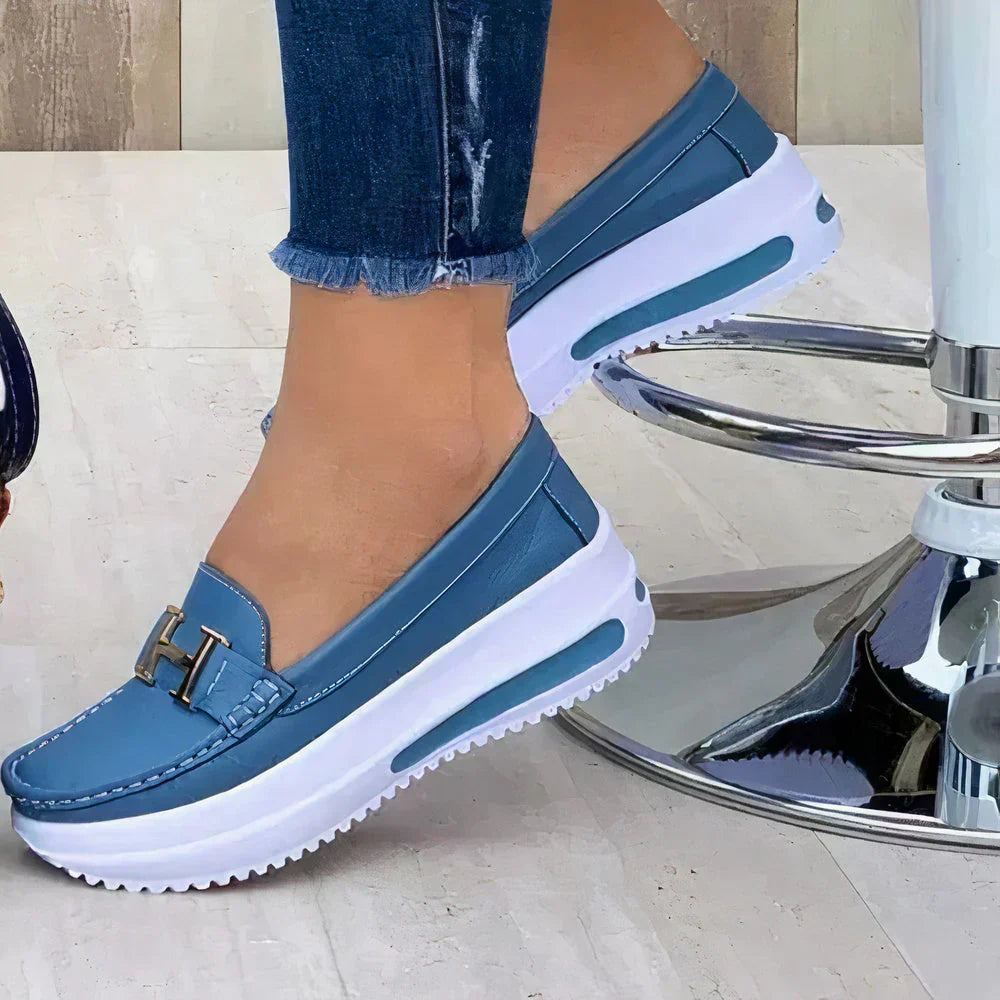 Women’s Platform Loafers – Modern Slip-On Style