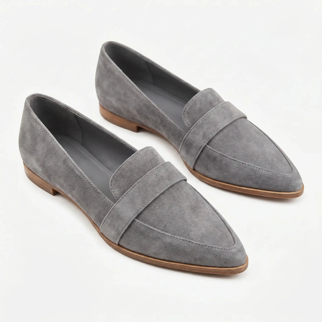 VesamiaPointed Toe Flat Loafers