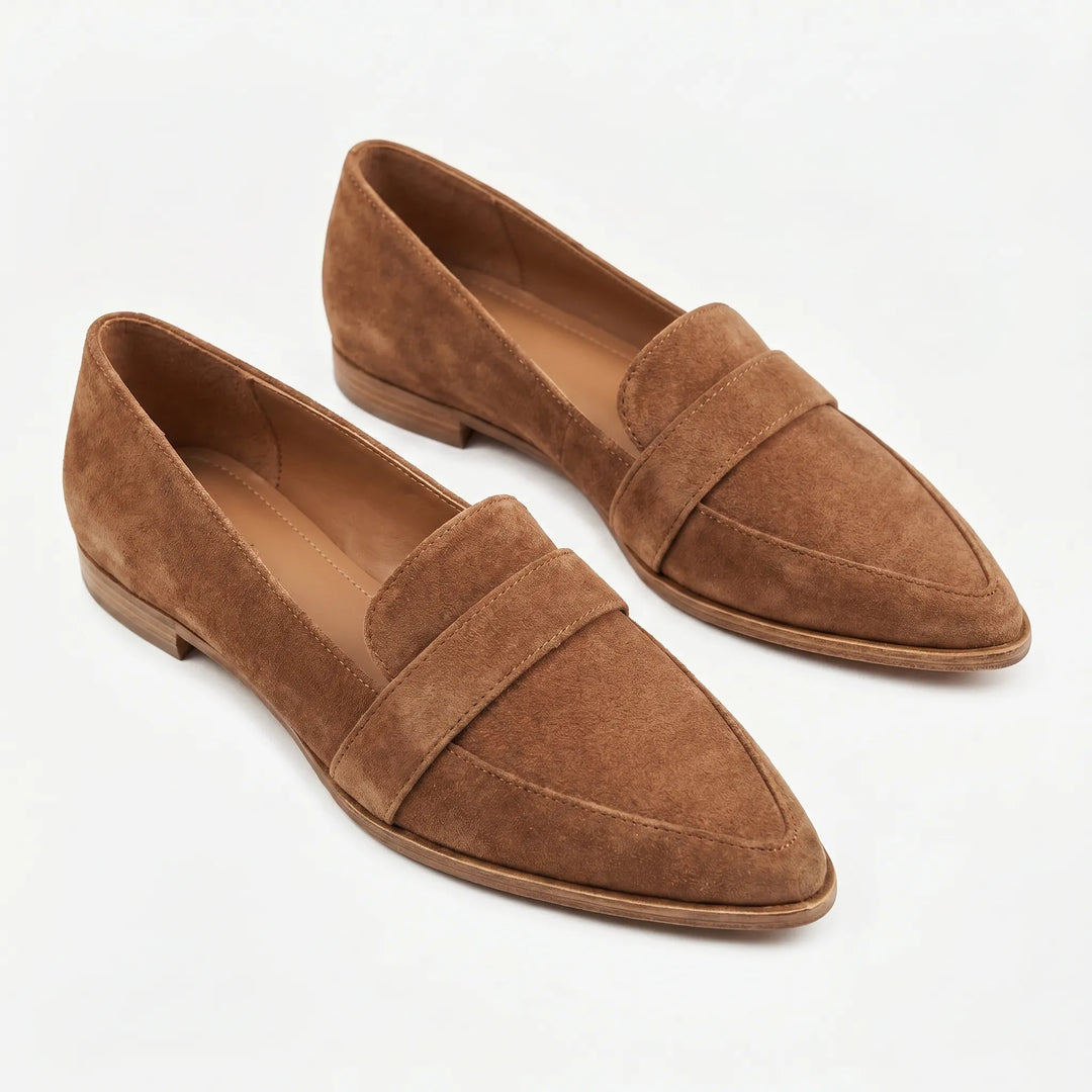 VesamiaPointed Toe Flat Loafers