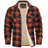 Fleece-Lined Checked Jacket