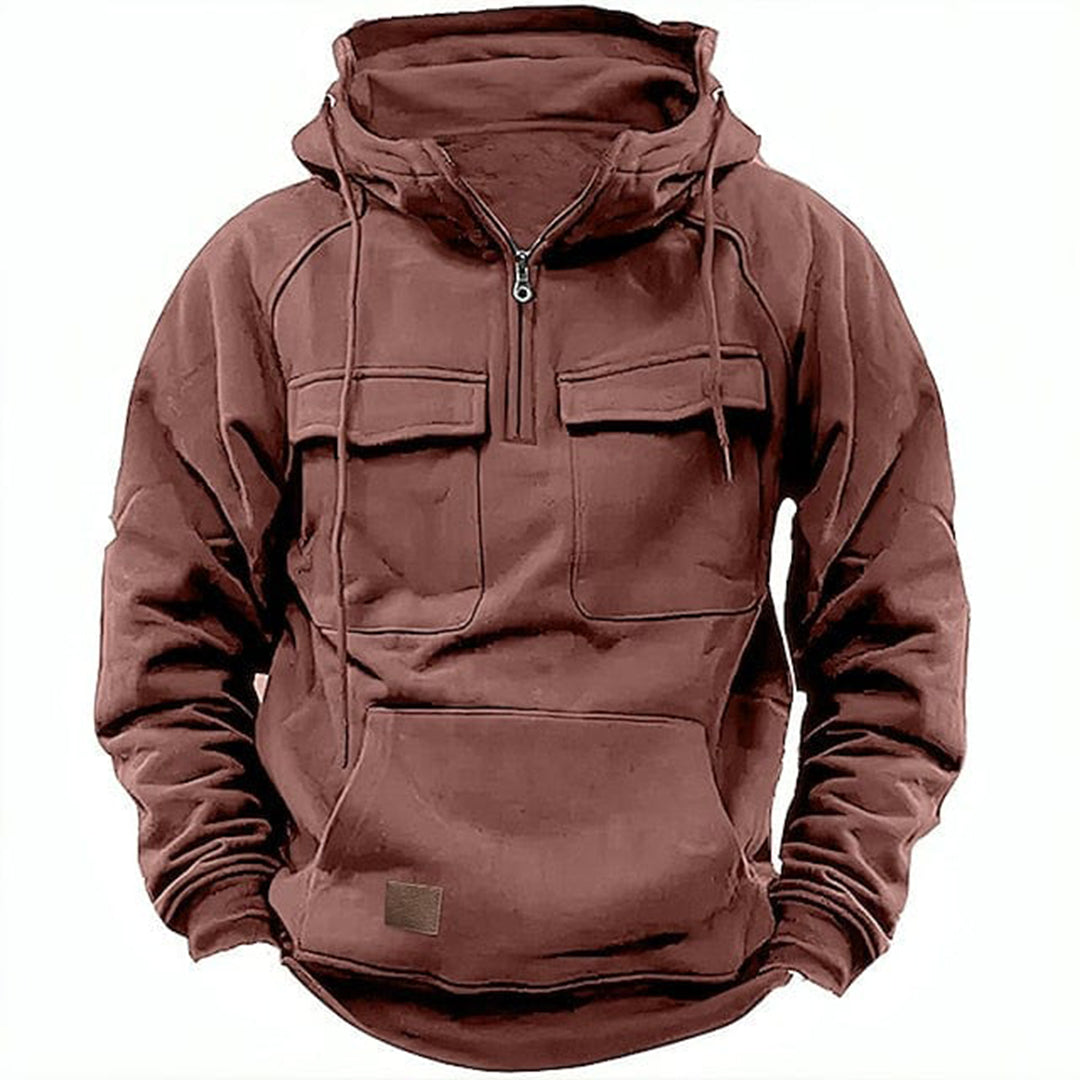 Retro Motorcycle Hoodie for Men Rugged Style Meets Everyday Comfort
