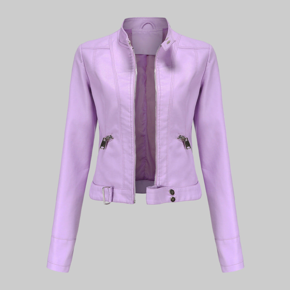 Women’s Leather Jacket – Elegant Outerwear Statement