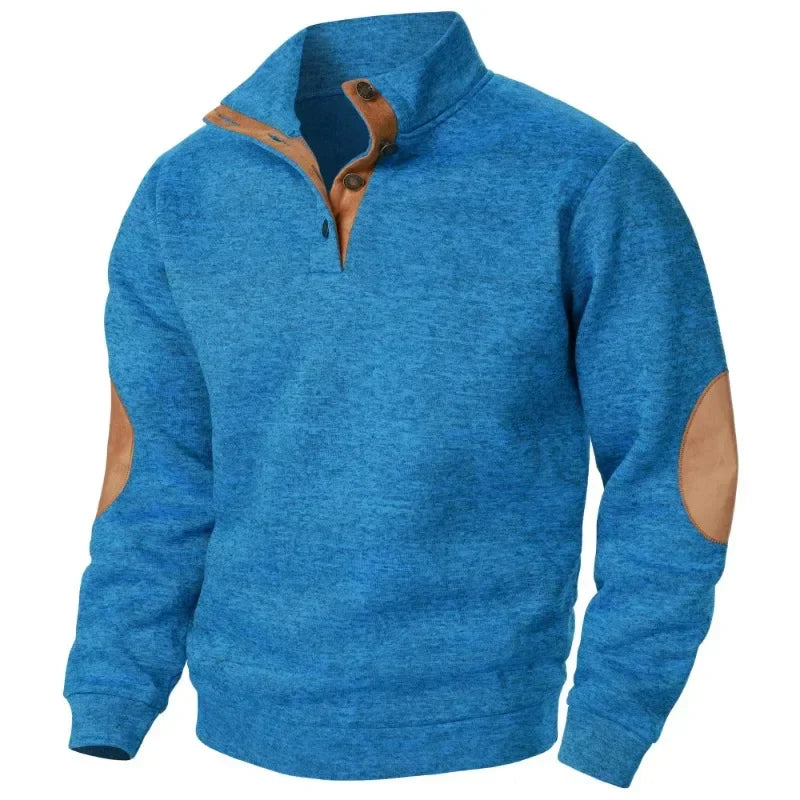 Men's V-Neck Sweatshirt for Outdoor & comfortable Style