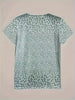 comfortable Summer Top with V-Neck, Button Closure, and Short Sleeves